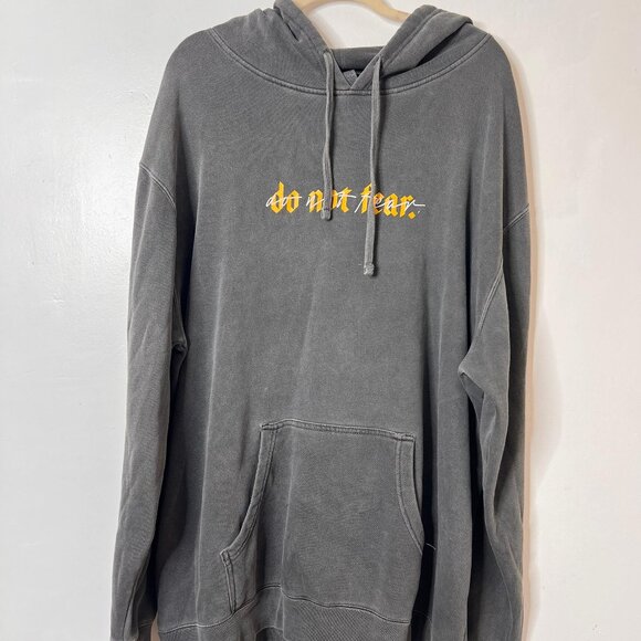 Independent Trading "Do Not Fear" Hoodie – Men’s 3XL – Gray – Graphic Print - Picture 1 of 5